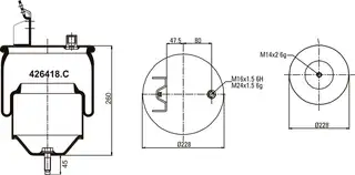 Komple Körük Metal Piston