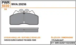 DİSK BALATASI 29256