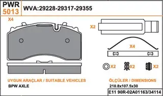BALATA YENİ BPW BÜYÜK (29228)
