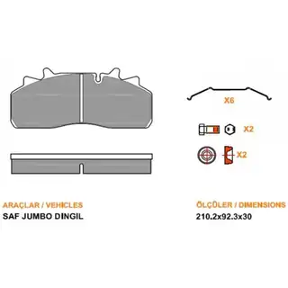 BALATA SAF JUMBO DİNGİL (29159 / 29126)