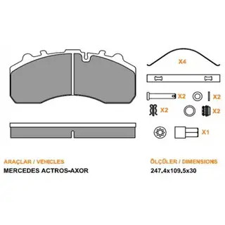 BALATA AXOR DİSK  E.M. (29087)