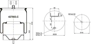 Komple Körük Metal Piston