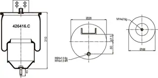 Komple Körük Metal Piston