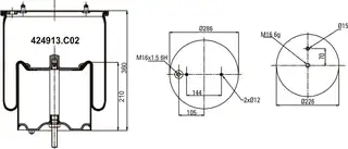 Komple Körük Metal Piston
