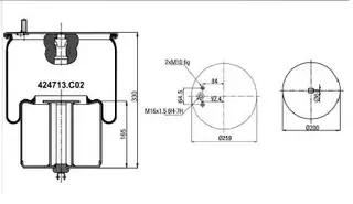 Komple Körük Metal Piston