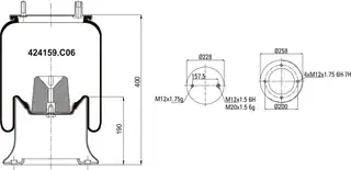 Komple Körük Metal Piston